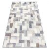 Szürke-fehér patchwork szőnyeg Patchwork