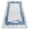 Szürke-kék téglalap alakú André szőnyeg