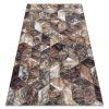 Stílusos barna Patchwork szőnyeg