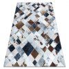 Szürke-barna patchwork szőnyeg André