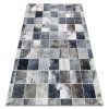 Szürke-fehér patchwork szőnyeg André