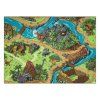 Szürke-zöld csúszásmentes szőnyeg Dino World