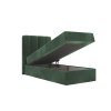 MAGIC MINI zöld ágyneműtartós boxspring ágy 90x200