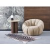 GÁSPÁR bézs modern kárpitozott bouclé fotel