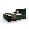 GULIETTE ágyneműtartós boxspring ágy matracokkal - zöld