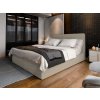 DASTOR szürkés-bézs boxspring ágy 140x200 a hálószobába