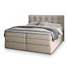 AREZI bézs boxspring ágy 140x200