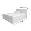 Dastor boxspring ágy mérete