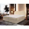 Fluvia N krémszínű boxspring ágy 140x200 lábakkal