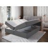 CEVANO szürke boxspring ágy 160x200 a hálószobába
