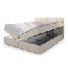 CEVANO krémszínű boxspring ágy 180x200 bonell rugós matraccal