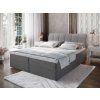 CEVANO szürke boxspring ágy 180x200 a hálószobába