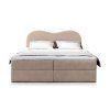 Fluvia N bézs boxspring ágy 180x200 tágas ágyneműtartóval
