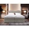 Fluvia N világosszürke boxspring ágy 180x200 magas ágytámlával