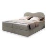 Fluvia N világosszürke boxspring ágy 180x200