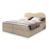 Fluvia N krémszínű boxspring ágy 180x200