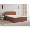 ARMELIN téglavörös boxspring ágy 180x200