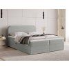 ARMELIN világösszürke boxspring ágy 160x200 a hálószobába
