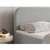 ARMELIN világösszürke boxspring ágy 160x200 ágytámlával