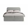 ARMELIN világösszürke boxspring ágy 160x200 bonell rugókkal