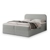 ARMELIN világösszürke boxspring ágy 160x200