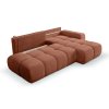 SOHO ágyneműtartós téglavörös L alakú sarokkanapé