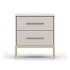 CASMIRA kasmír éjjeliszekrény arany színű fogantyúkkal