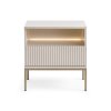 Modern SENTO S54 kasmír éjjeliszekrény LED világítással