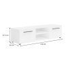 A TV állvány méretei 150 cm-es szélességgel