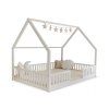 BIANCO Duo leesésgátlós házikó ágy 140x200 - fehér
