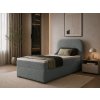 Boxspring ágy szürke kivitelben