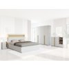Fehér hálószoba összeállítás Sevella - fehér/carmen tölgy